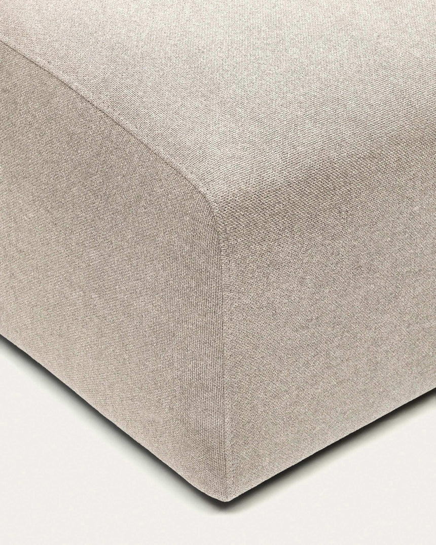 Neom Pouf Randmodul in Beige 75 x 89 cm - ZEN ZONE Furniture