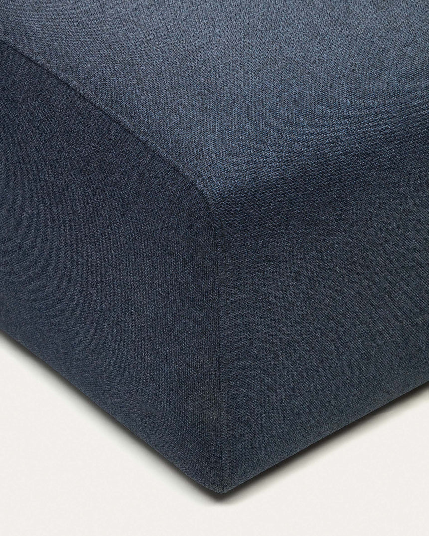 Neom Pouf Randmodul in Blau 75 x 89 cm - ZEN ZONE Furniture