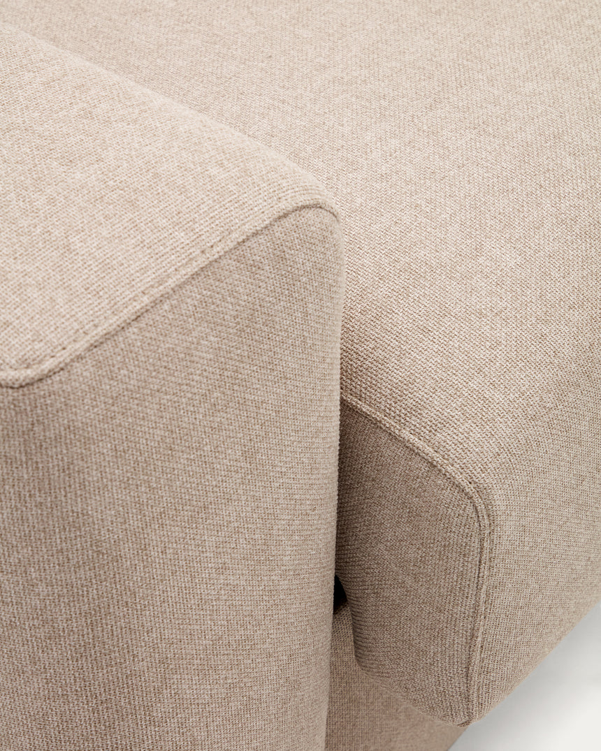 Anley 3-Sitzer-Bettsofa in Beige 224 cm (Bett 160) - ZEN ZONE Furniture