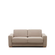 Anley 3-Sitzer-Bettsofa in Beige 204 cm (Bett 140) - ZEN ZONE Furniture