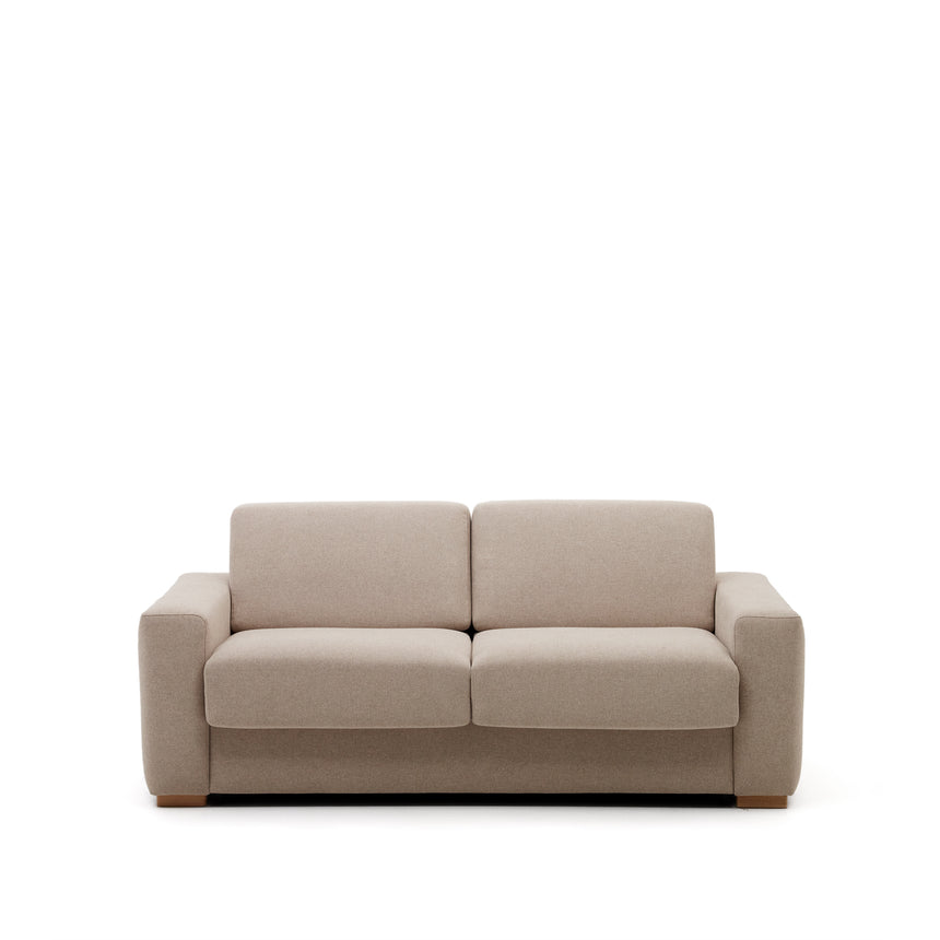 Anley 3-Sitzer-Bettsofa in Beige 204 cm (Bett 140) - ZEN ZONE Furniture