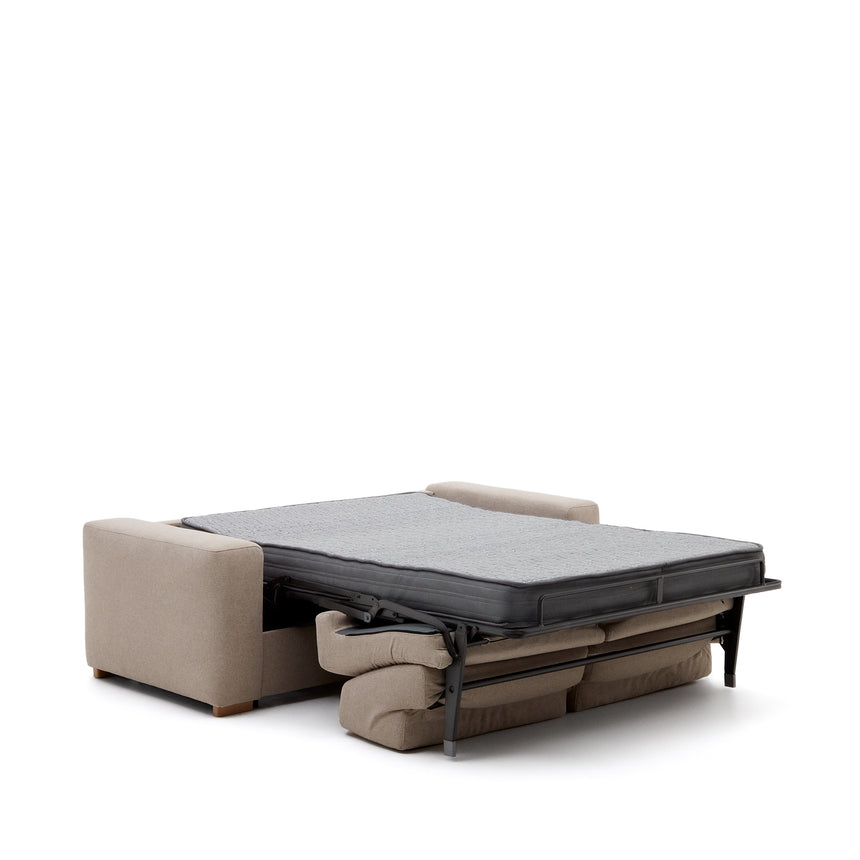 Anley 3-Sitzer-Bettsofa in Beige 204 cm (Bett 140) - ZEN ZONE Furniture