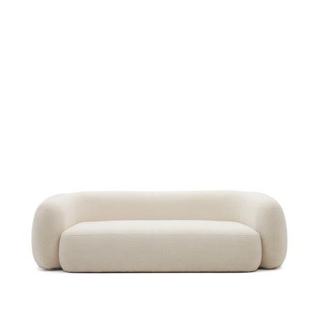 Martina 3-Sitzer-Sofa mit  Bouclé in Off-White 246 cm - ZEN ZONE Furniture