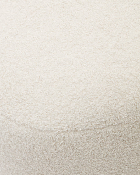 Martina Fußstütze mit Bouclé in Off-White 123 x 85 cm - ZEN ZONE Furniture