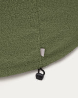Bezug für Fußhocker Kaeli in grünem Bouclé Ø 120 cm - ZEN ZONE Furniture