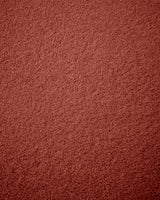 Bezug für Fußhocker Kaeli in terrakottafarbenem Bouclé Ø 120 cm - ZEN ZONE Furniture