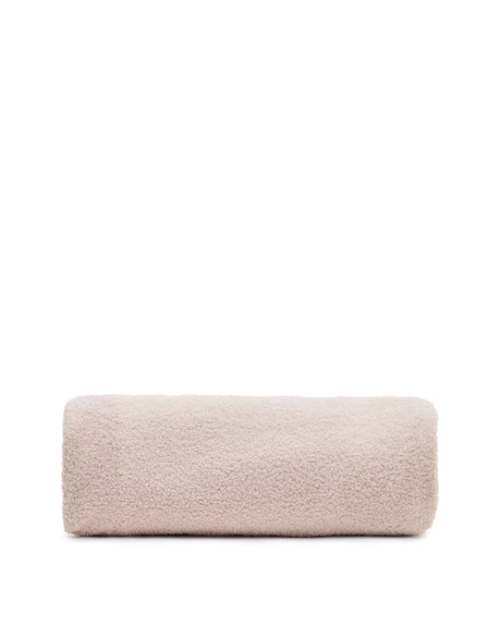 Bezug für Fußhocker Kaeli in rosa Bouclé Ø 120 cm - ZEN ZONE Furniture