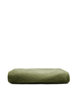 Bezug für Fußhocker Kaeli in grünem Bouclé Ø 60 cm - ZEN ZONE Furniture