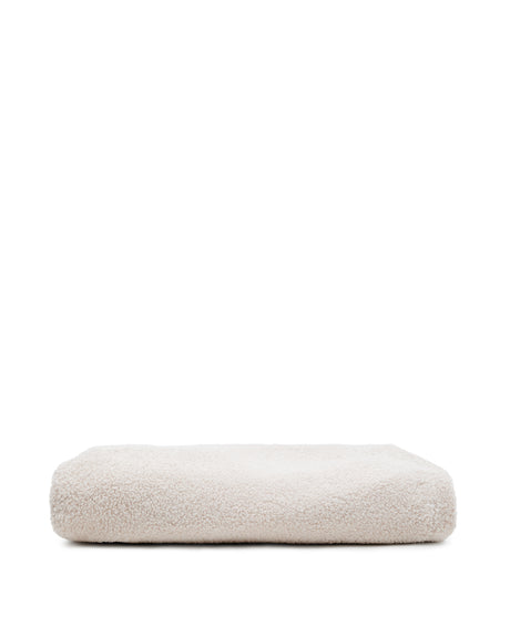 Bezug für Fußhocker Kaeli in Bouclé Farbe Écru Ø 60 cm - ZEN ZONE Furniture