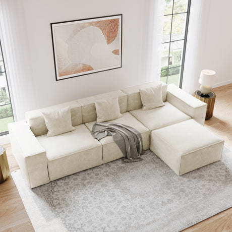 Modular Sofa mit Chaiselongue 295cm - ZEN ZONE