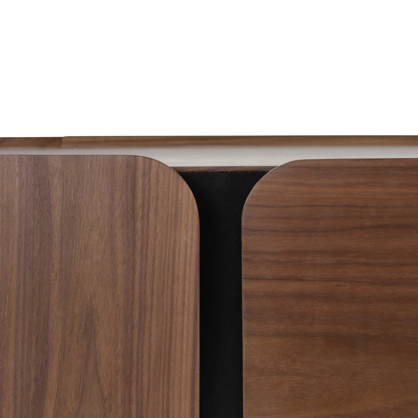 TV-Schrank ESMAY aus Walnuss, 200×50×55 cm - ZEN ZONE Furniture