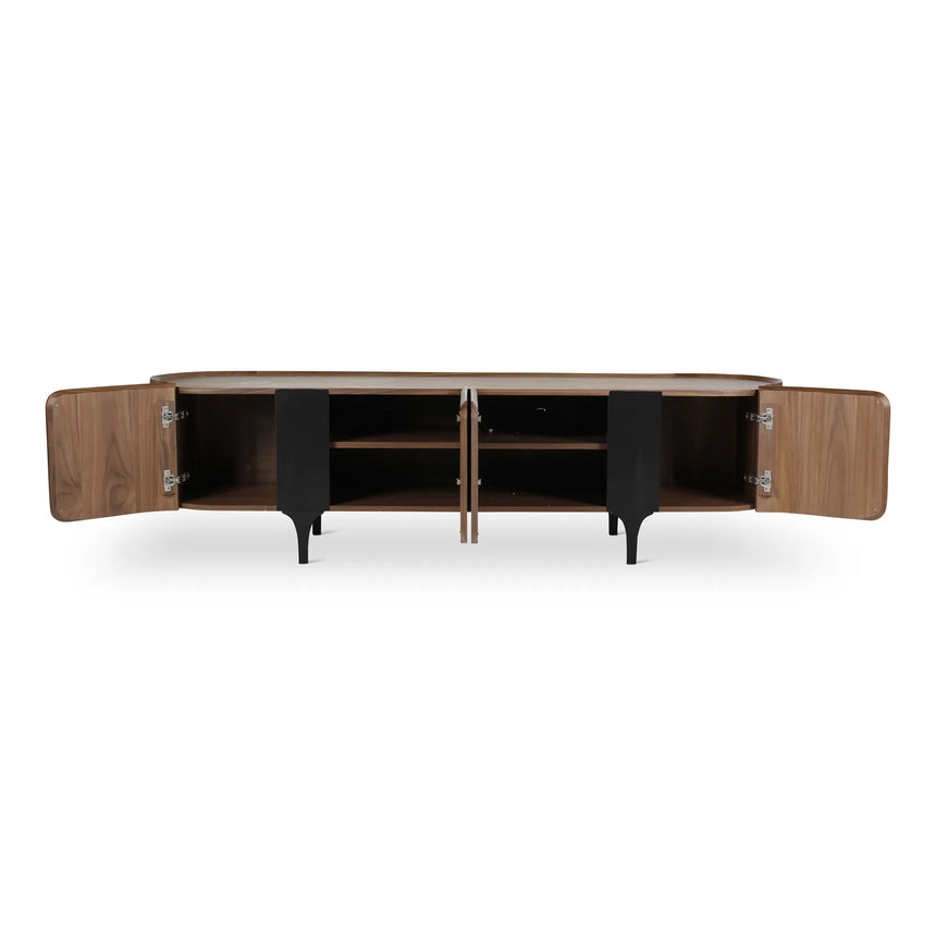 TV-Schrank ESMAY aus Walnuss, 200×50×55 cm - ZEN ZONE Furniture