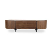 TV-Schrank ESMAY aus Walnuss, 200×50×55 cm - ZEN ZONE Furniture