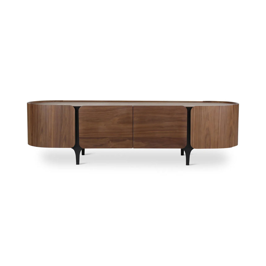 TV-Schrank ESMAY aus Walnuss, 200×50×55 cm - ZEN ZONE Furniture