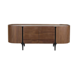 Sideboard ESMAY aus Walnuss, 200×50x78 cm