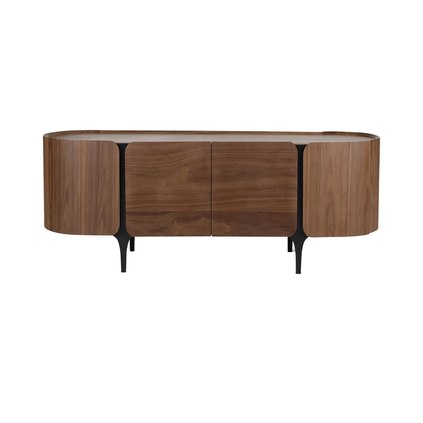 Sideboard ESMAY aus Walnuss, 200×50x78 cm - ZEN ZONE Furniture