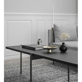 SHELTON Couchtisch Schwarz 145x60x45cm - ZEN ZONE