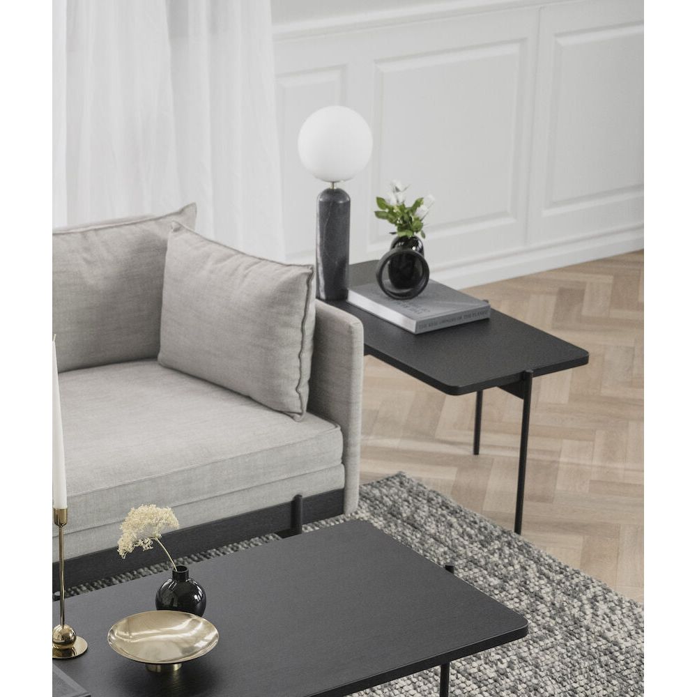 SHELTON Couchtisch Schwarz 95x50x45cm - ZEN ZONE