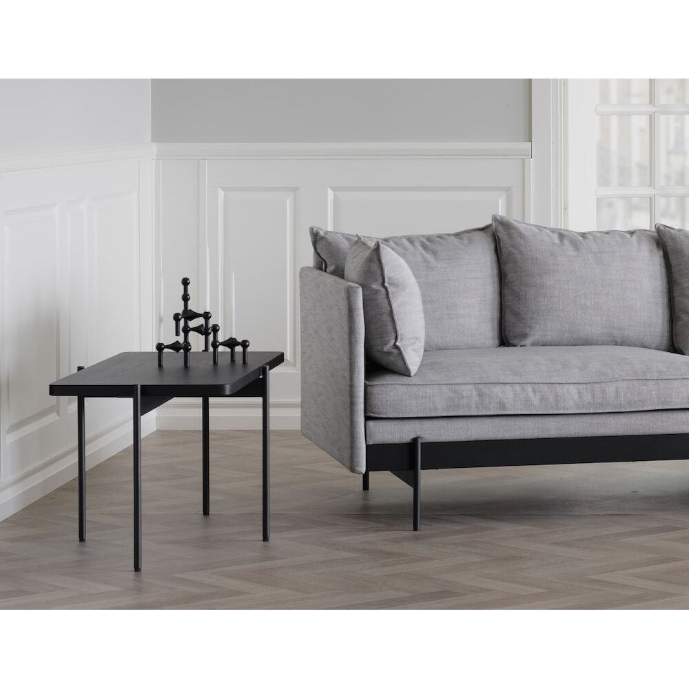 SHELTON Couchtisch Schwarz 95x50x45cm - ZEN ZONE