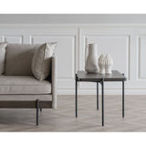 SHELTON Couchtisch Braun/Schwarz 95x50x45cm - ZEN ZONE