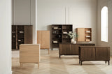 Silent Sideboard, en chêne, huilé, 200x45 cm