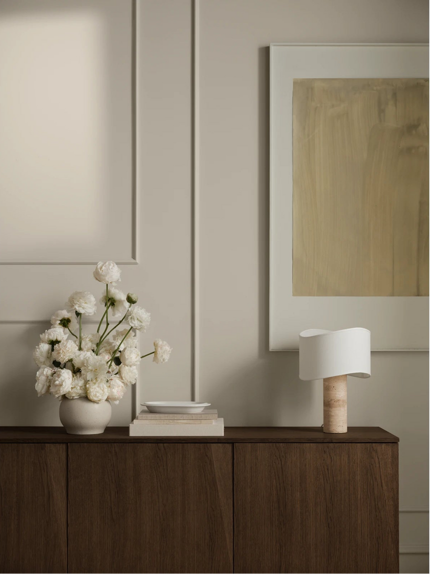 Silent Sideboard, en chêne, huilé, 200x45 cm