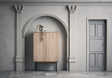 Buffet haut Silent, en chêne huilé, 100x45 cm