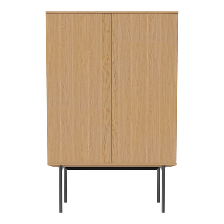 Silent Highboard, aus Eiche, geölt, 100x45 cm - ZEN ZONE Furniture
