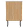 Buffet haut Silent, en chêne huilé, 100x45 cm
