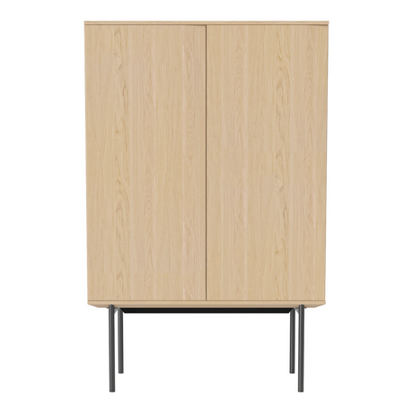 Silent Highboard, aus Eiche, geölt, 100x45 cm - ZEN ZONE Furniture