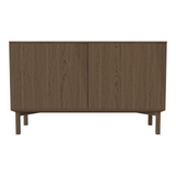 Silent Sideboard mit 2 Türen, aus Eiche, geölt, 132x45 cm