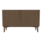 Silent Sideboard mit 2 Türen, aus Eiche, geölt, 132x45 cm - ZEN ZONE Furniture