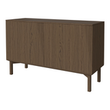 Silent Sideboard mit 2 Türen, aus Eiche, geölt, 132x45 cm