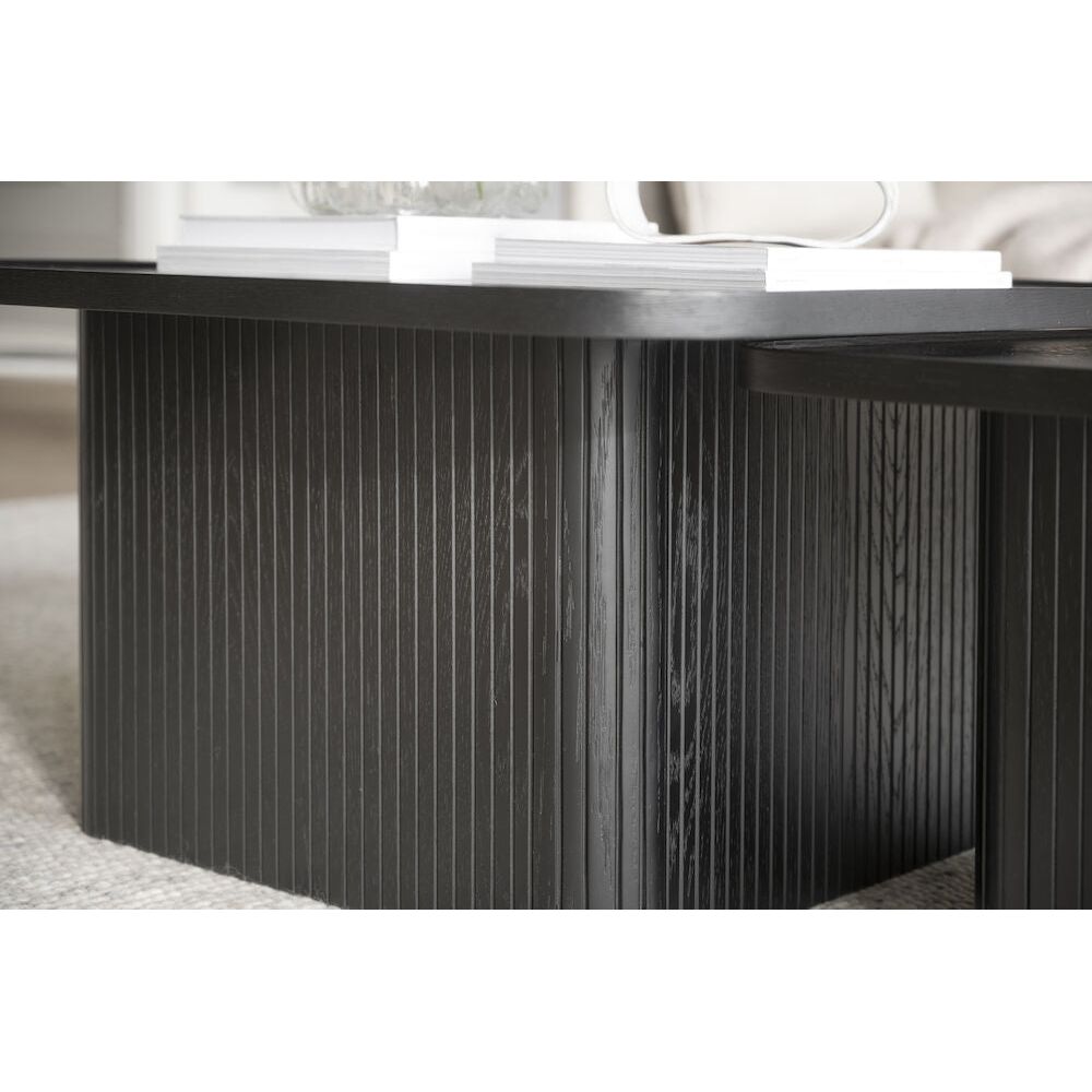 SULLIVAN Couchtisch Schwarz 80x80x40cm - ZEN ZONE