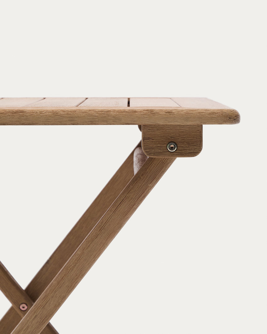 Klapptisch Dandara aus massivem Akazienholz, 66 x 66 cm, FSC 100 % - ZEN ZONE Furniture