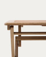 Klapptisch Dandara aus massivem Akazienholz, 66 x 66 cm, FSC 100 % - ZEN ZONE Furniture