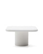 Tisch Addaia aus weißem Zement 135 x 135 cm - ZEN ZONE Furniture