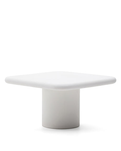Tisch Addaia aus weißem Zement 135 x 135 cm - ZEN ZONE Furniture