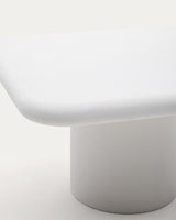 Tisch Addaia aus weißem Zement 135 x 135 cm - ZEN ZONE Furniture