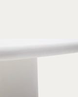 Tisch Addaia aus weißem Zement 135 x 135 cm - ZEN ZONE Furniture
