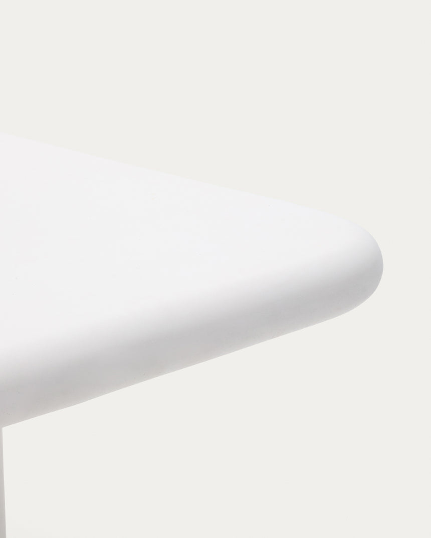 Tisch Addaia aus weißem Zement 135 x 135 cm - ZEN ZONE Furniture