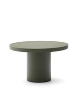 Runder Tisch Aiguablava aus Zement in Grün Ø 120 cm - ZEN ZONE Furniture