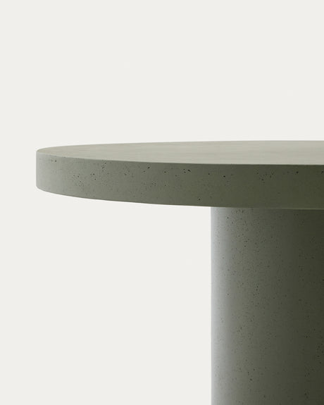 Runder Tisch Aiguablava aus Zement in Grün Ø 120 cm - ZEN ZONE Furniture