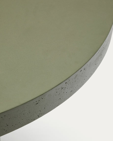Runder Tisch Aiguablava aus Zement in Grün Ø 120 cm - ZEN ZONE Furniture