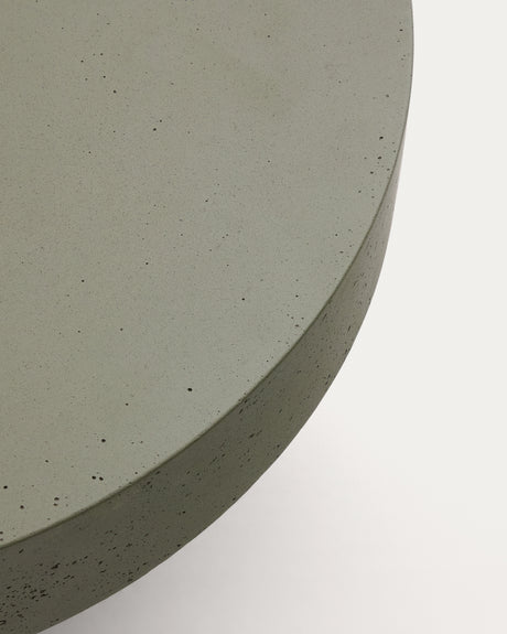Couchtisch Aiguablava aus Zement in Grün Ø 90 cm - ZEN ZONE Furniture
