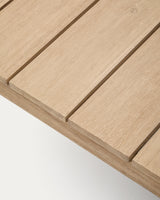 Couchtisch Ambra aus massivem Akazienholz mit hellem Finish 82,5 x 140 cm