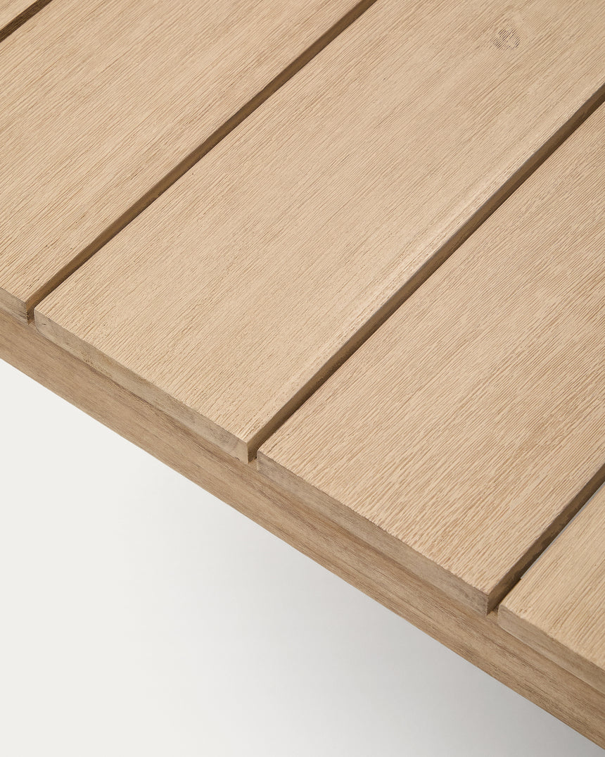 Couchtisch Ambra aus massivem Akazienholz mit hellem Finish 82,5 x 140 cm - ZEN ZONE Furniture