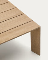 Couchtisch Ambra aus massivem Akazienholz mit hellem Finish 82,5 x 140 cm