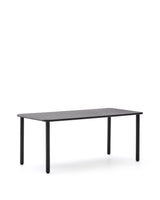 Outdoor-Tisch Brai aus dunkelgrau verzinktem Stahl 180 x 90 cm - ZEN ZONE Furniture