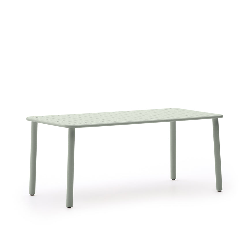Outdoor-Tisch Brai aus türkis verzinktem Stahl 180 x 90 cm - ZEN ZONE Furniture